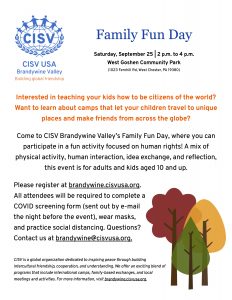 2021 Family Fun Day flyer